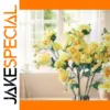 Yellow Peony Artificial Flower Branch 63cm