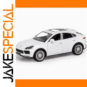 White 1:24 Porsche Cayenne Turbo S Diecast Model