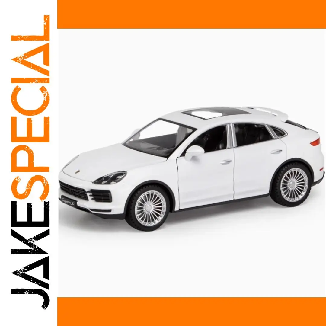 White 1:24 Porsche Cayenne Turbo S Diecast Model 1 White 1:24 Porsche Cayenne Turbo S Diecast Model