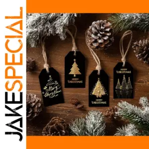 Elegant Christmas Gift Tags Set 48 Pack