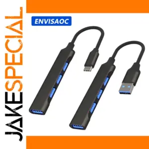 USB C Hub with 4 Ports and 5Gbps Speed