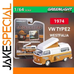 Miniature VW Type 2 Westfalia Camper Van Model