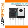 Set of 5 IRFP260N High-Current MOSFETs in TO-247