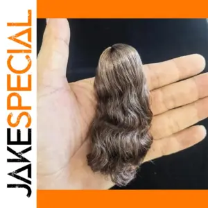 12-Inch Curly Flannel Doll Wig for Action Figures