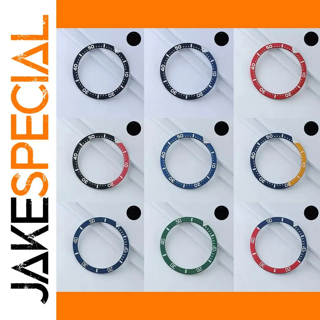 39mm Vibrant Aluminum Watch Bezel Insert for NH35 1 39mm Vibrant Aluminum Watch Bezel Insert for NH35