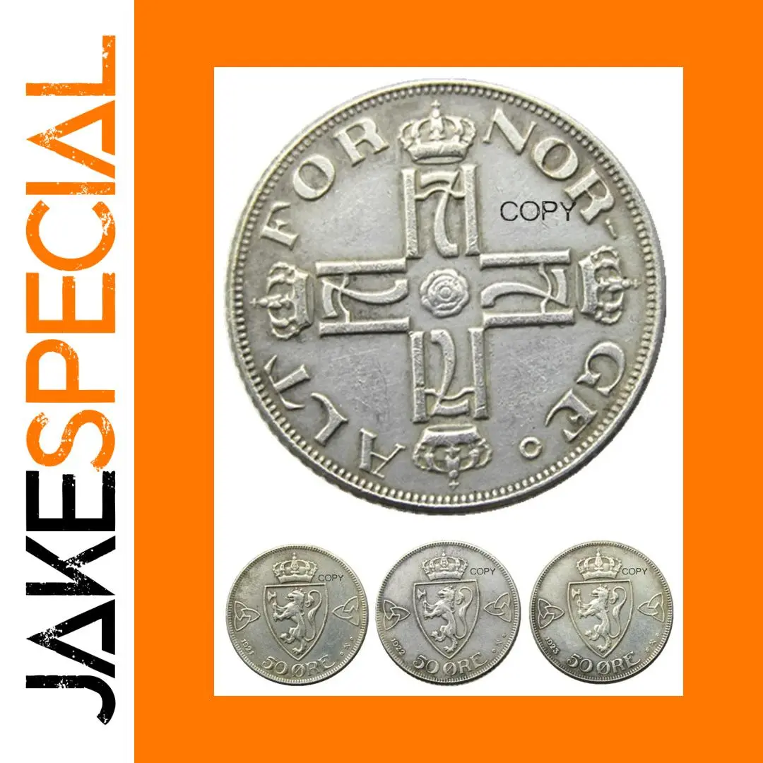 Vintage Norwegian 1921-1923 Coin Set 1 Vintage Norwegian 1921-1923 Coin Set