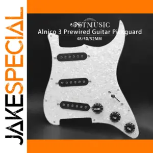 Prewired Vintage Stratocaster Pickguard in Pearl