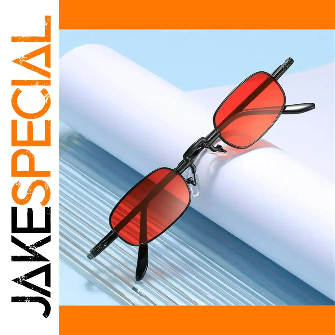 Retro Metal Frame Sunglasses with UV Protection 1 Retro Metal Frame Sunglasses with UV Protection