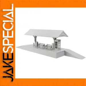 O Scale Model Railroad Station Platform Kit
