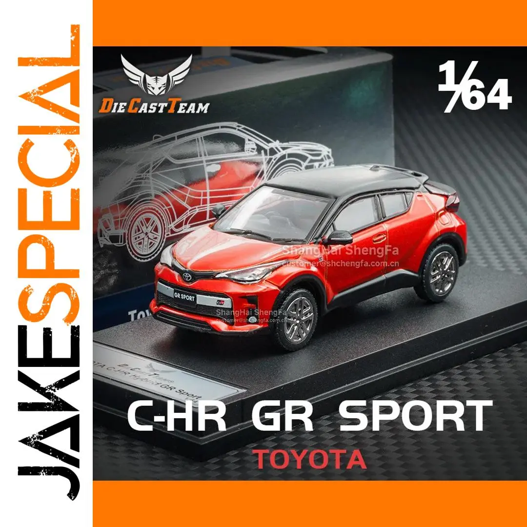 Vibrant Red 1:64 Toyota CH-R Diecast Model 1 Vibrant Red 1:64 Toyota CH-R Diecast Model