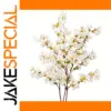 Elegant White and Pink Cherry Blossom Branches Set