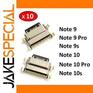 Set of 10 USB Charging Port Connectors for Xiaomi