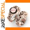 Vintage Rose Gold Floral Ring Set for Women