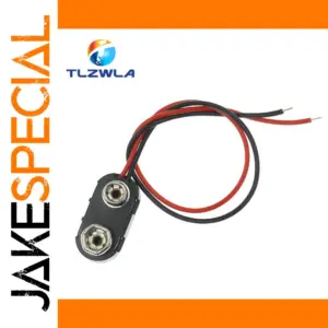 9V Battery Snap Connector Set — Pack of 10