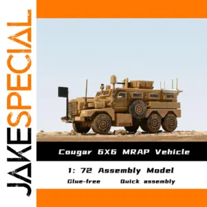 1/72 U.S. Cougar 6X6 MRAP Model Kit