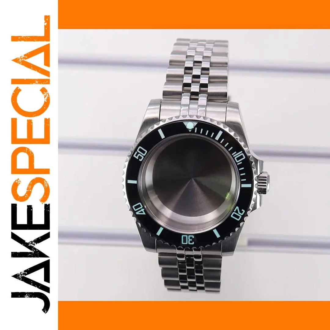 40mm Stainless Steel Dive Watch Case for Custom Builds 1 40mm Stainless Steel Dive Watch Case for Custom Builds