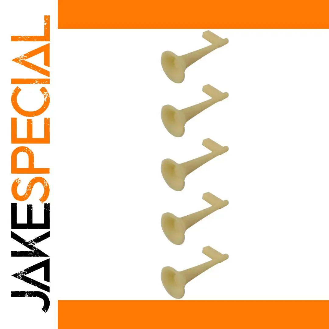 Resin Horn Trumpets for Models (Set of 5) 1 Resin Horn Trumpets for Models (Set of 5)