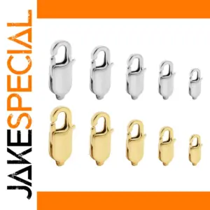 Stainless Steel Lobster Clasp Set 10-Piece