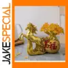Gold Horse and Money Tree Feng Shui Statue