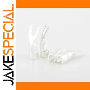 Silver-Plated Spade Plug Connectors - Set of 4/8/12