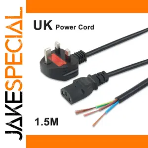 UK Power Extension Cord 13A 250V 1.5M