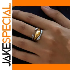 Stainless Steel Double-Layer Women’s Ring