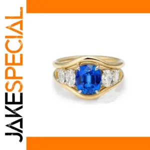 Blue Zircon Wedding Ring for Women