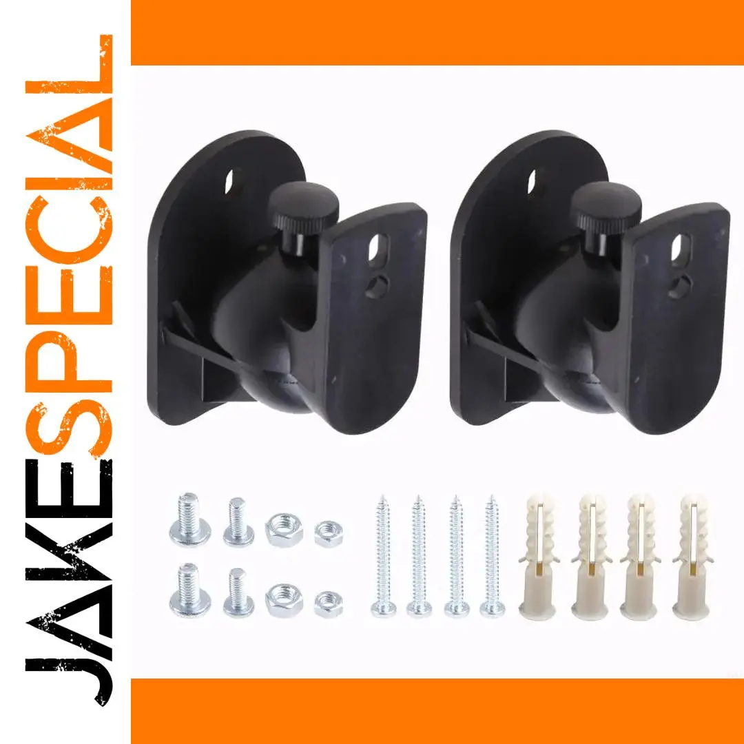 Black Wall Mount for Satellite Speakers 1 Black Wall Mount for Satellite Speakers