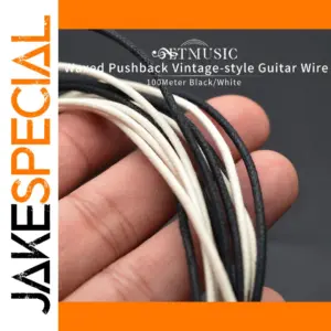 Vintage 1m Waxed Cloth Guitar Wiring Wire
