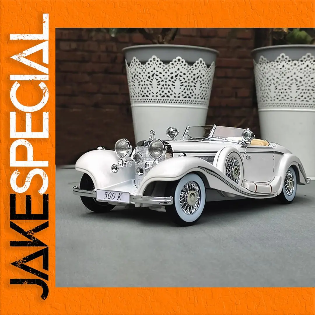 1936 Mercedes-Benz 500K Diecast Model Car 1 1936 Mercedes-Benz 500K Diecast Model Car