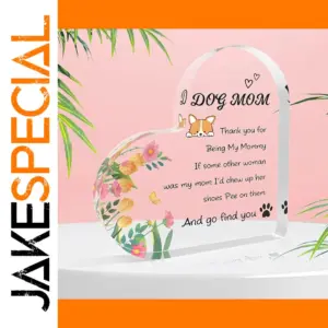 Dog Mom Decorative Plaque for Women