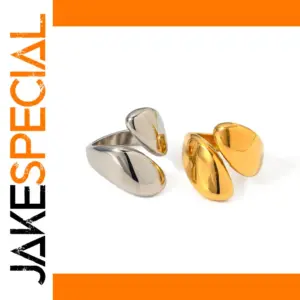 Stainless Steel Unisex Geometric Ring