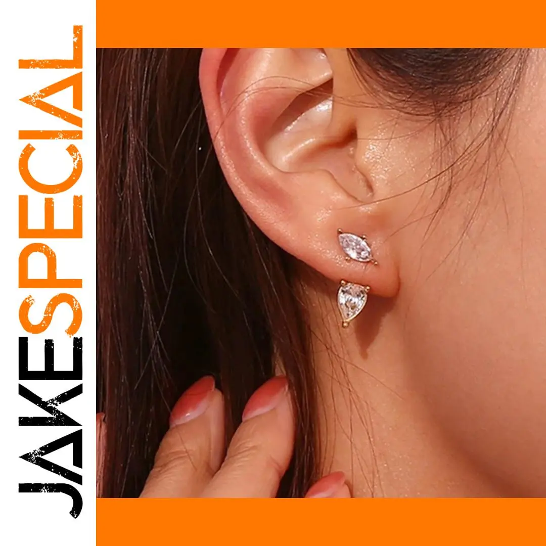 Stainless Steel Gold Waterdrop Earrings for Women 1 Stainless Steel Gold Waterdrop Earrings for Women