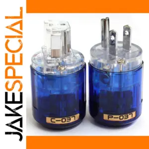 Rhodium-Plated IEC & US Power Connector Set