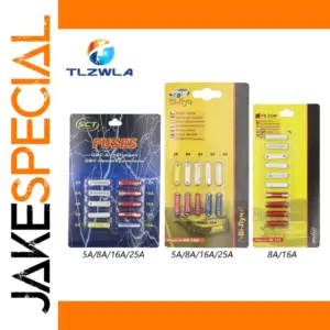 Automotive 6mm Blade Fuse Kit 5A-30A Set