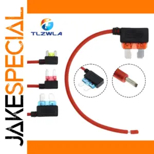 Automotive Fuse Holder with Color-Coded Covers