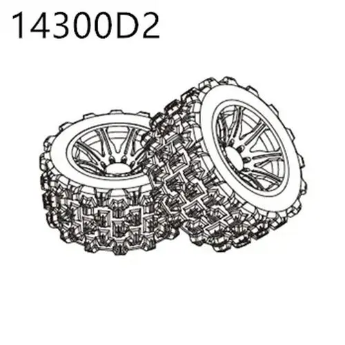 RC Car Upgrade Spare Parts Set for Models 14209 and 14210 6 RC Car Upgrade Spare Parts Set for Models 14209 and 14210 - Image 6