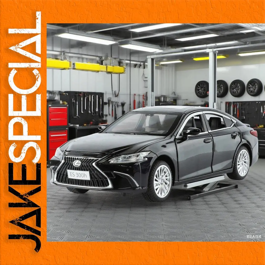 Black Lexus ES 300h 1:24 Scale Diecast Model 1 Black Lexus ES 300h 1:24 Scale Diecast Model