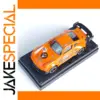 Vibrant 1:64 Orange Die-Cast Racing Car