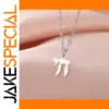 Stainless Steel Chai Pendant Necklace