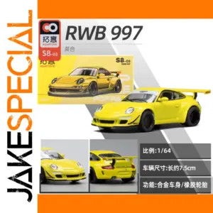 1:64 Scale Porsche 997 RWB Diecast Model
