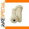 Ivory Plastic Guitar Strap Lock Pins Set