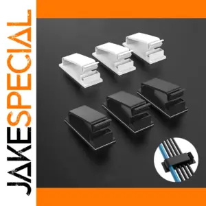 Self-Adhesive Cable Management Clips Set