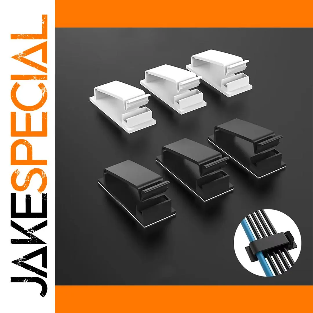 Self-Adhesive Cable Management Clips Set 1 Self-Adhesive Cable Management Clips Set
