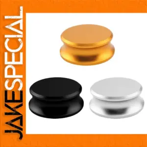 Aluminum Vinyl Record Stabilizer Discs Set