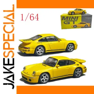 Vivid Blossom Yellow Porsche 911 Diecast Model