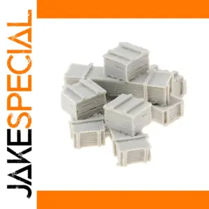 Unpainted Resin Cargo Crates (8 pcs) 1/35 Scale