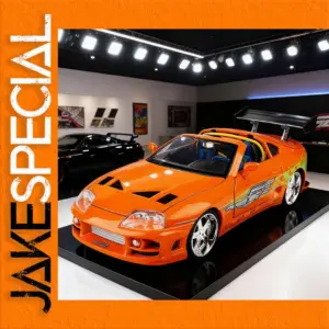 Vibrant Orange 1:24 Scale Alloy Car Model