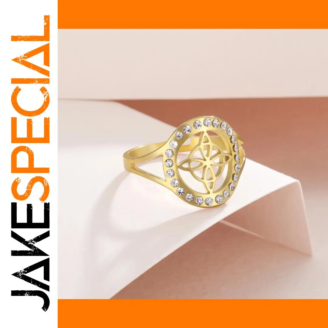 Elegant Adjustable Witch Knot Ring 1 Elegant Adjustable Witch Knot Ring