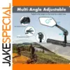 Bike Handlebar Mirrors with Wide-Angle Optics
